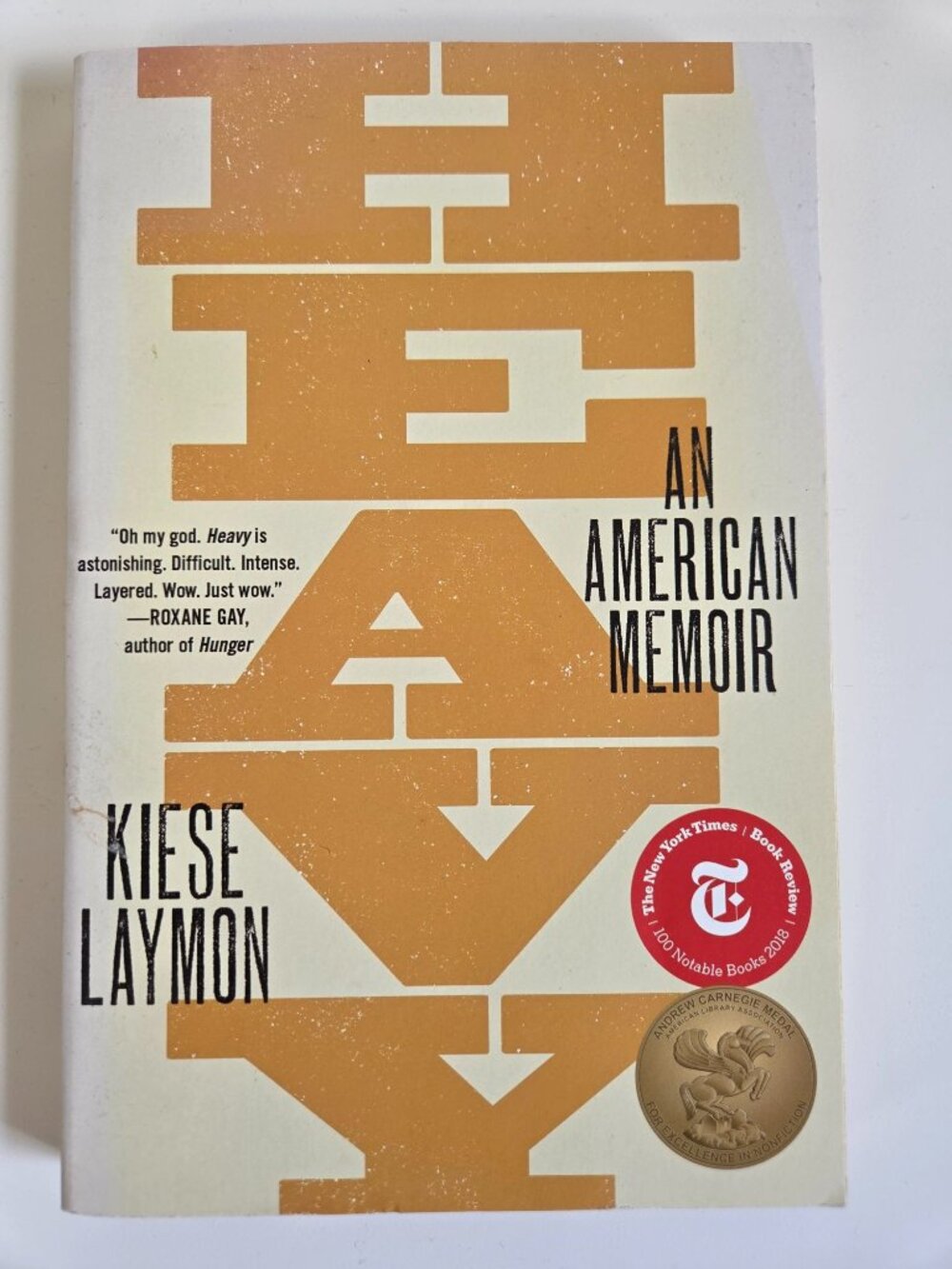 Heavy: An American Memoir By Kiese Laymon Paperback 2018 Carnegie Medal Winner